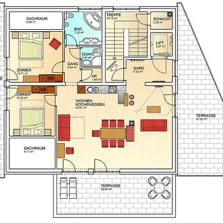 Rooftop By Northsouth Apartment *