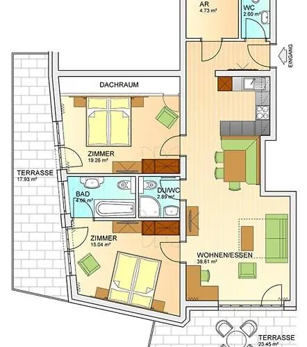 Rooftop By Northsouth Apartment *